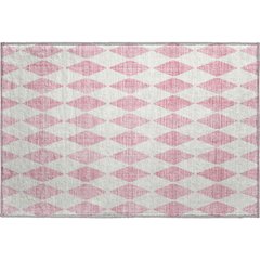 Premium Machine Washable Mayfield  Pink 1'8" x 2'6" Rug