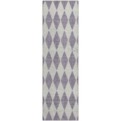 Premium Machine Washable Mayfield  Purple 2'3" x 7'6" Runner Rug