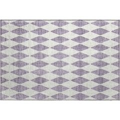 Premium Machine Washable Mayfield  Purple 1'8" x 2'6" Rug