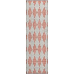 Premium Machine Washable Mayfield  Salmon 2'3" x 7'6" Runner Rug