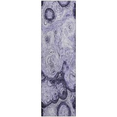 Premium Machine Washable Mayfield  Purple 2'3" x 7'6" Runner Rug