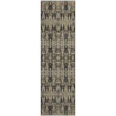 Premium Machine Washable Mayfield  Black 2'3" x 7'6" Runner Rug