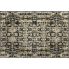 Premium Machine Washable Mayfield  Black 1'8" x 2'6" Rug