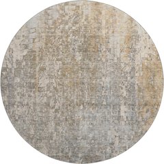Premium Machine Washable Mayfield  Beige 8' x 8' Round Rug