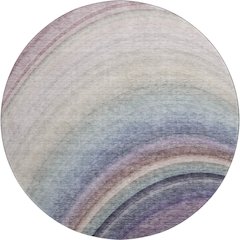 Premium Machine Washable Mayfield  Beige 8' x 8' Round Rug