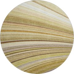 Premium Machine Washable Mayfield  Beige 8' x 8' Round Rug