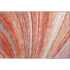 Premium Machine Washable Mayfield  Terracotta 1'8" x 2'6" Rug