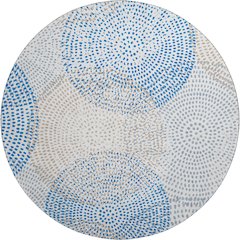 Premium Machine Washable Mayfield  Ivory 8' x 8' Round Rug