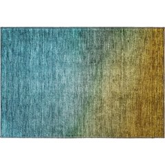 Premium Machine Washable Mayfield  Brown 1'8" x 2'6" Rug