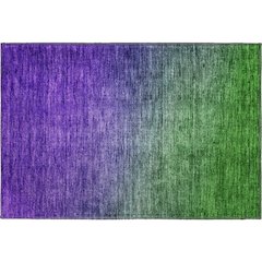 Premium Machine Washable Mayfield  Green 1'8" x 2'6" Rug