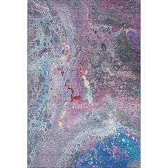Premium Machine Washable Mayfield  Blue 2'6" x 3'10" Rug