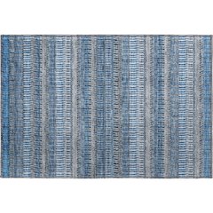 Premium Machine Washable Mayfield  Blue 1'8" x 2'6" Rug