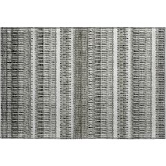 Premium Machine Washable Mayfield  Gray 1'8" x 2'6" Rug