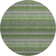 Premium Machine Washable Mayfield  Green 8' x 8' Round Rug