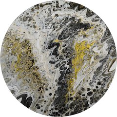 Premium Machine Washable Mayfield  Midnight 8' x 8' Round Rug