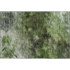 Premium Machine Washable Mayfield  Green 1'8" x 2'6" Rug