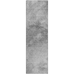 Premium Machine Washable Mayfield  Silver 2'3" x 7'6" Runner Rug