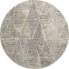 Premium Machine Washable Mayfield  Beige 8' x 8' Round Rug