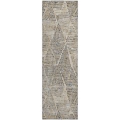 Premium Machine Washable Mayfield  Beige 2'3" x 7'6" Runner Rug