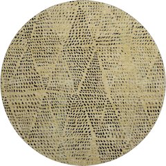 Premium Machine Washable Mayfield  Gold 8' x 8' Round Rug