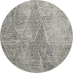Premium Machine Washable Mayfield  Gray 8' x 8' Round Rug