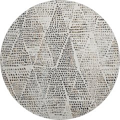 Premium Machine Washable Mayfield  Ivory 8' x 8' Round Rug