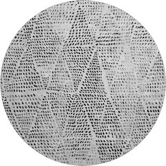Premium Machine Washable Mayfield  Pewter 8' x 8' Round Rug