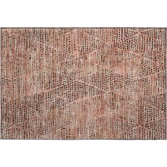 Premium Machine Washable Mayfield  Salmon 1'8" x 2'6" Rug