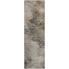 Premium Machine Washable Mayfield  Taupe 2'3" x 7'6" Runner Rug
