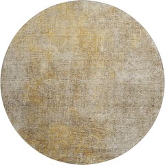Premium Machine Washable Mayfield  Beige 8' x 8' Round Rug