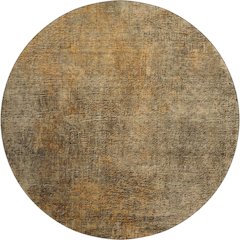 Premium Machine Washable Mayfield  Brown 8' x 8' Round Rug