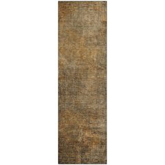 Premium Machine Washable Mayfield  Brown 2'3" x 7'6" Runner Rug