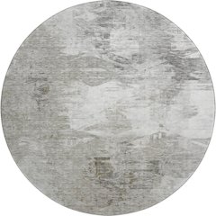 Premium Machine Washable Mayfield  Beige 8' x 8' Round Rug