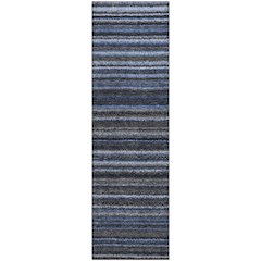 Premium Machine Washable Mayfield  Blue 2'3" x 7'6" Runner Rug