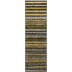 Premium Machine Washable Mayfield  Gold 2'3" x 7'6" Runner Rug