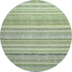 Premium Machine Washable Mayfield  Green 8' x 8' Round Rug
