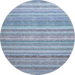 Premium Machine Washable Mayfield  Sky 8' x 8' Round Rug