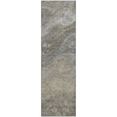 Premium Machine Washable Mayfield  Taupe 2'3" x 7'6" Runner Rug