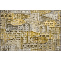 Premium Machine Washable Mayfield  Brown 1'8" x 2'6" Rug