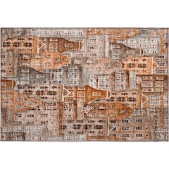 Premium Machine Washable Mayfield  Paprika 1'8" x 2'6" Rug
