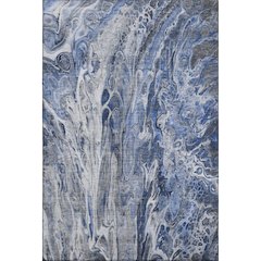 Premium Machine Washable Mayfield  Blue 2'6" x 3'10" Rug
