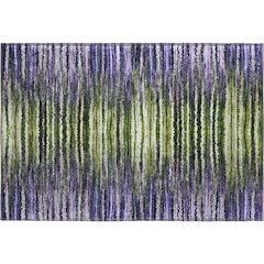 Premium Machine Washable Mayfield  Purple 1'8" x 2'6" Rug
