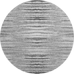 Premium Machine Washable Mayfield  Silver 8' x 8' Round Rug