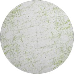 Premium Machine Washable Mayfield  Green 8' x 8' Round Rug