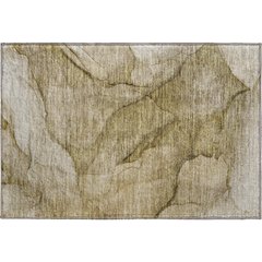 Premium Machine Washable Mayfield  Brown 1'8" x 2'6" Rug