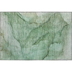 Premium Machine Washable Mayfield  Green 1'8" x 2'6" Rug