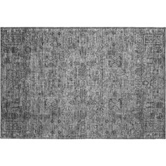 Premium Machine Washable Mayfield  Charcoal 1'8" x 2'6" Rug