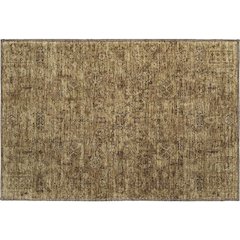 Premium Machine Washable Mayfield  Mocha 1'8" x 2'6" Rug