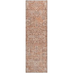 Premium Machine Washable Mayfield  Salmon 2'3" x 7'6" Runner Rug