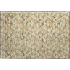Premium Machine Washable Mayfield  Beige 1'8" x 2'6" Rug